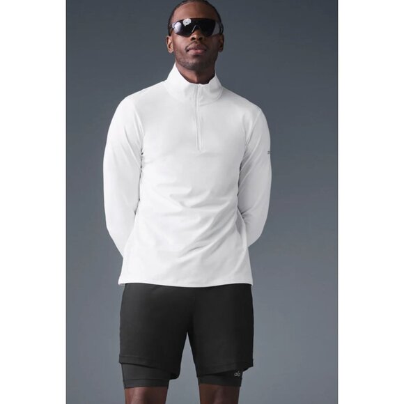 ALO Yoga Men's Conquer 1/4 Zip Reform Long Sleeve Size Large - Picture 1 of 5
